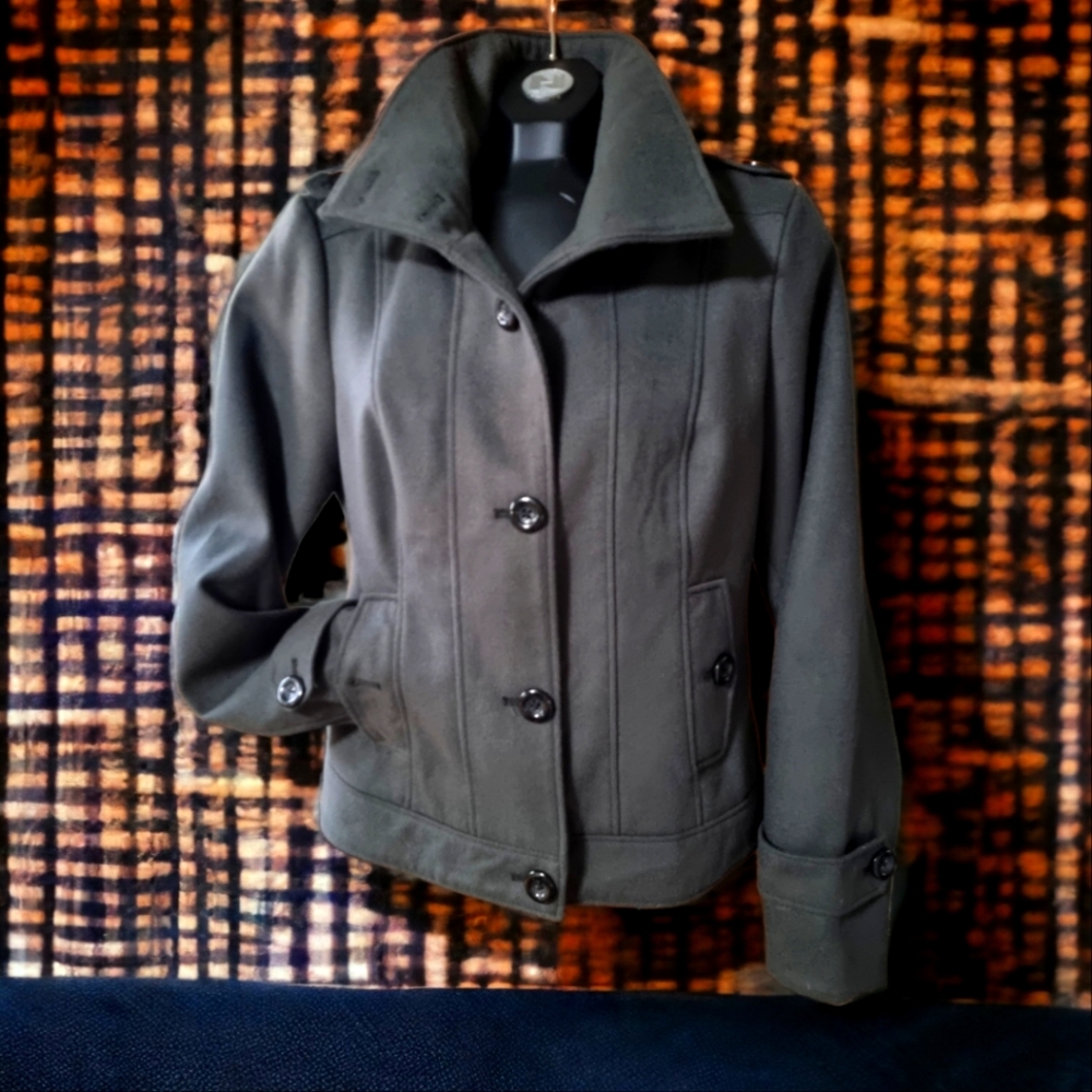 Vero Moda Hunter Green Fleece Jacket